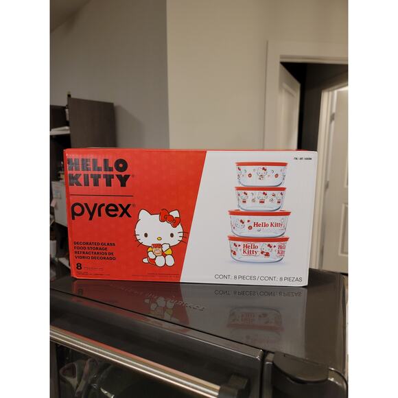 Pyrex Other - Pyrex Hello Kitty Glass Storage Set